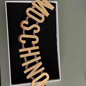Moschino for h&m gold choker